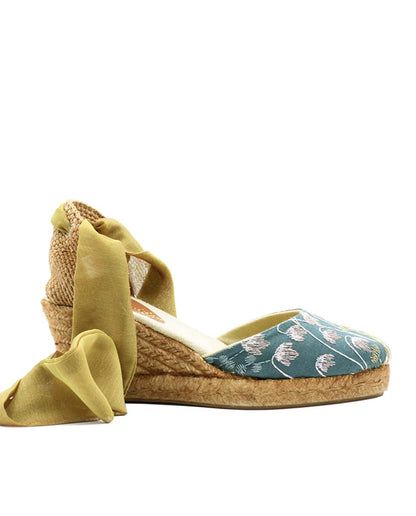 🐚 Monaco Cadaqués Champange wedge espadrilles 🐚