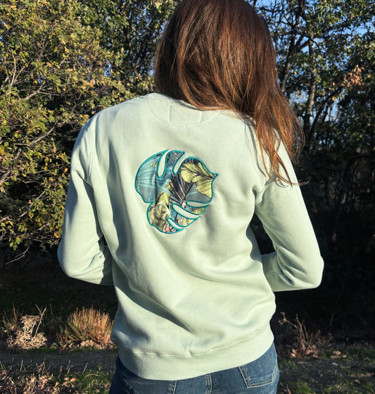 Sudadera MINT parche espalda