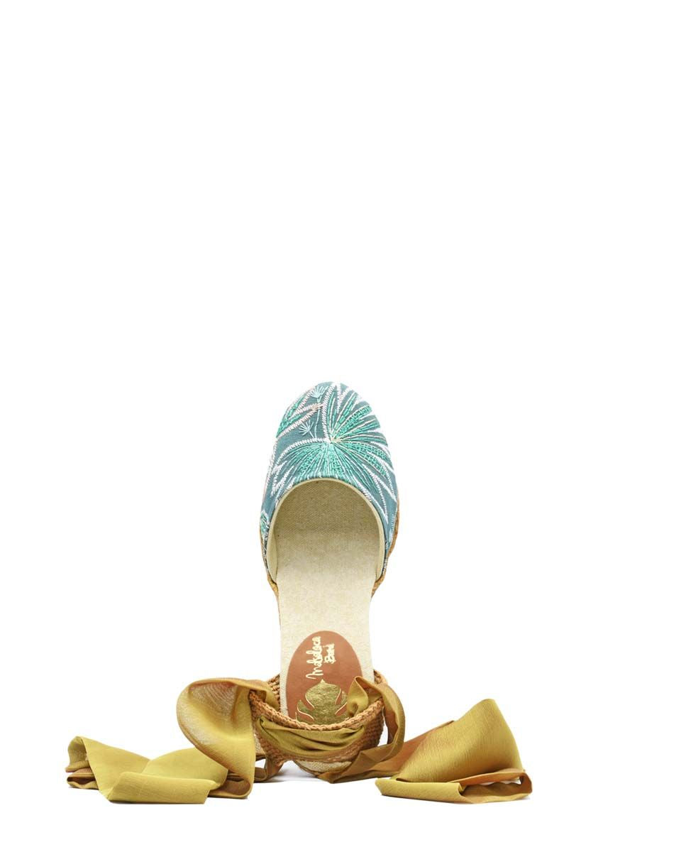 🐚 Monaco Cadaqués Champange wedge espadrilles 🐚