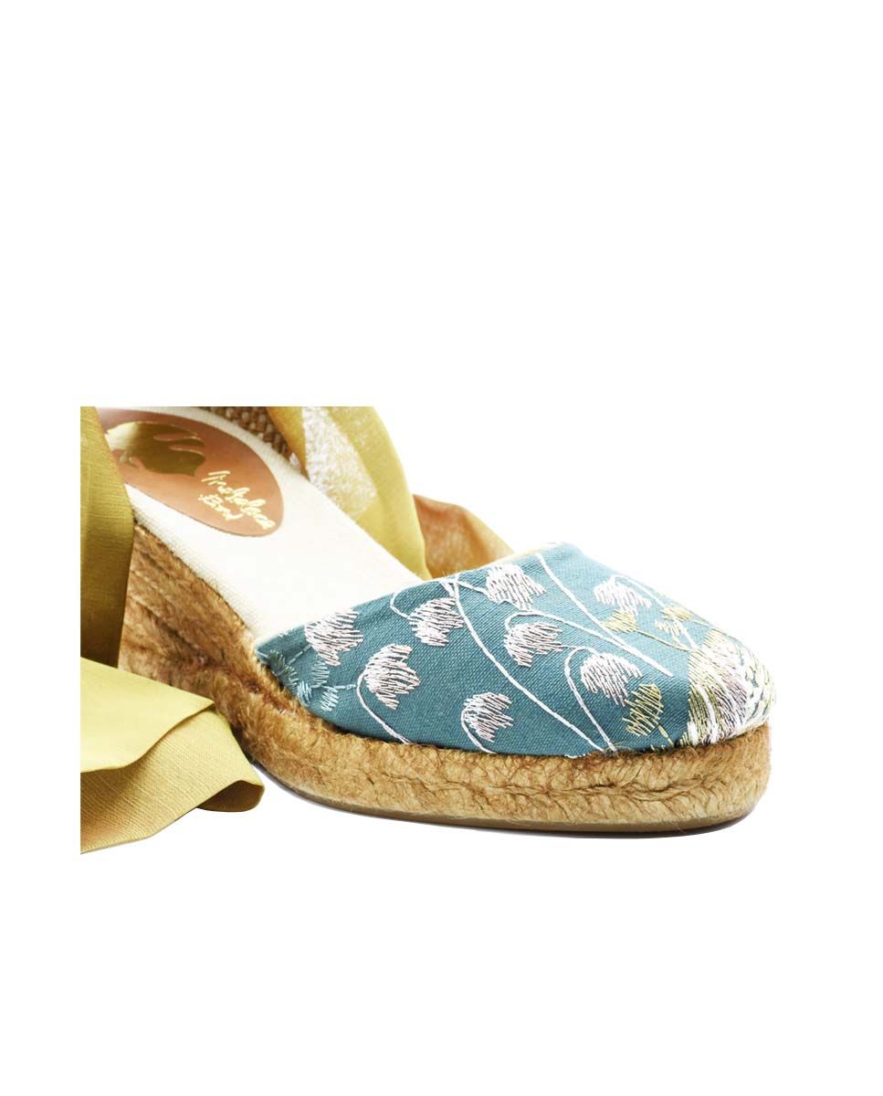 🐚 Monaco Cadaqués Champange wedge espadrilles 🐚